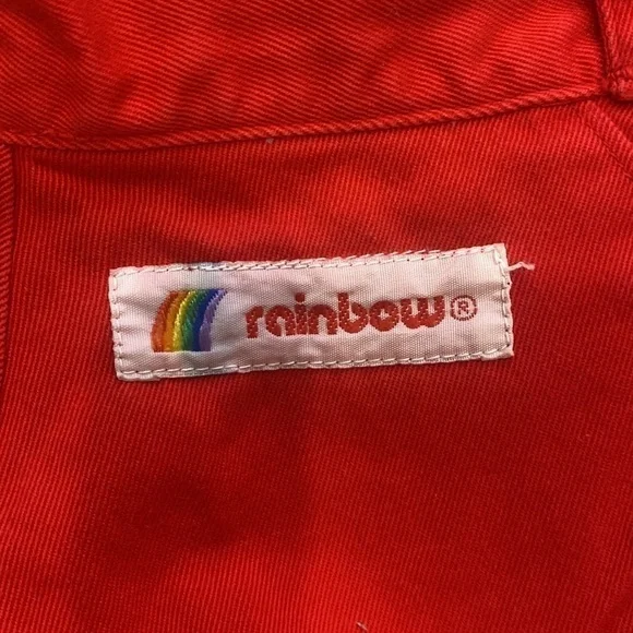 Mom Style High Rise Red Pants - Picture 8 of 9